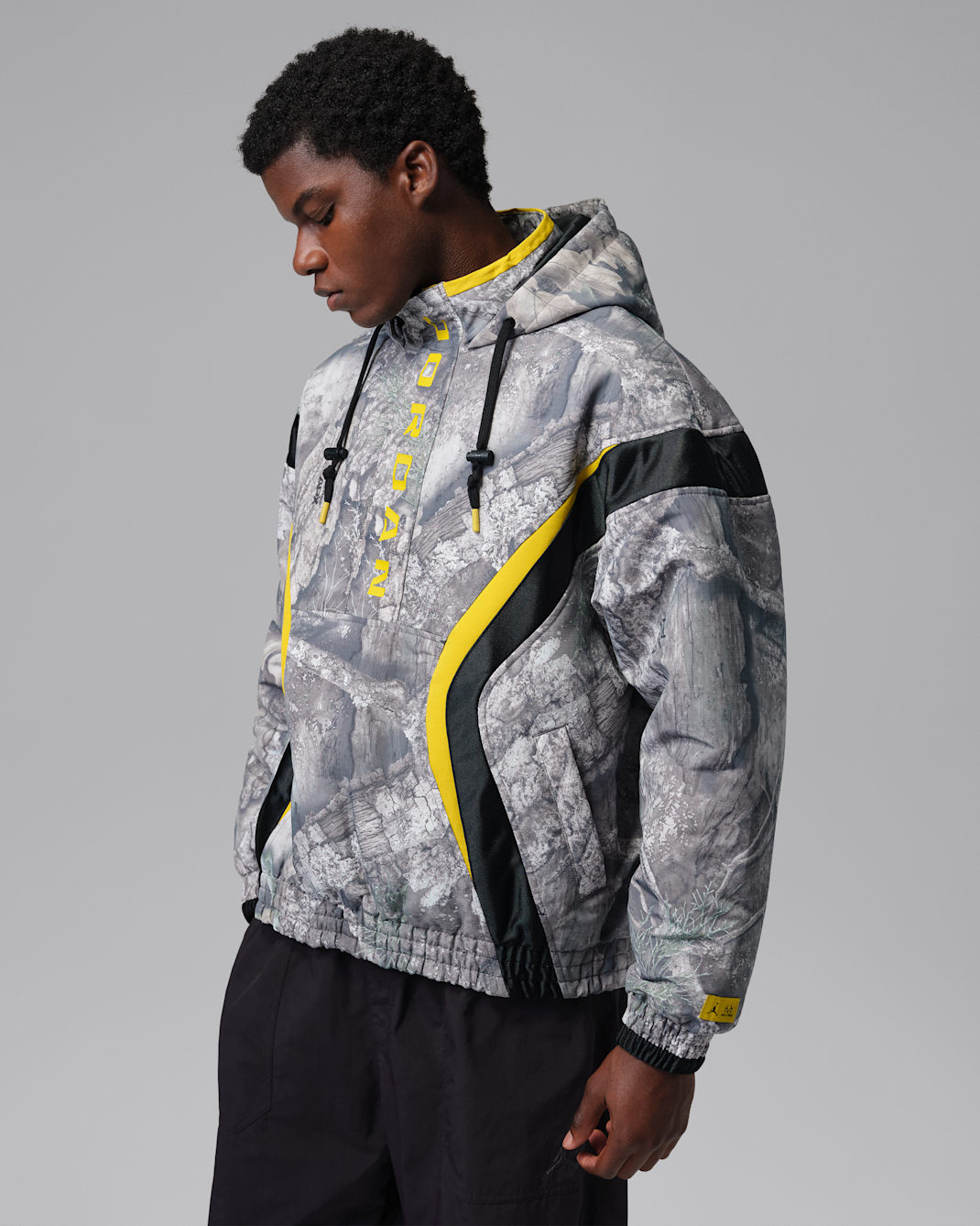 Jordan Brooklyn Men's Realtree Jacket - White/Black/Bright Citron