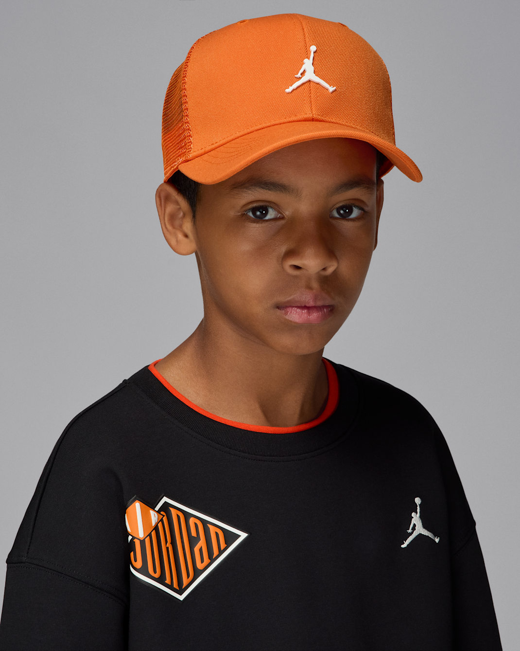 Jordan Big Kids' Metal Jumpman Trucker Hat - Starfish