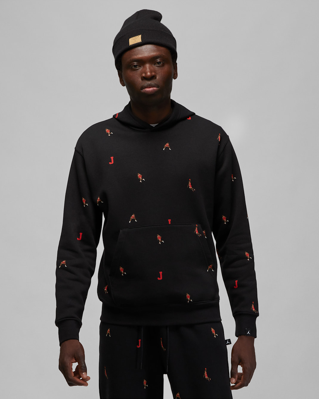 เสื้อแบบสวมผ้าฟลีซ Holiday Jumpman Jordan Essentials - ดำ