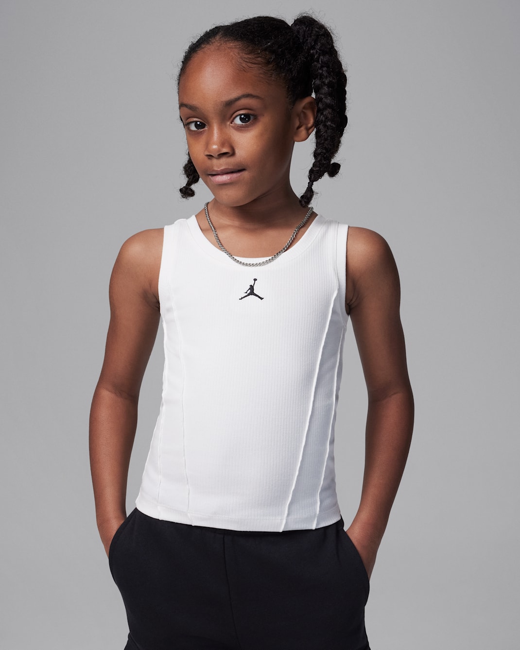 Jordan Training Camp Little Kids' Pintuck Tank - Sail