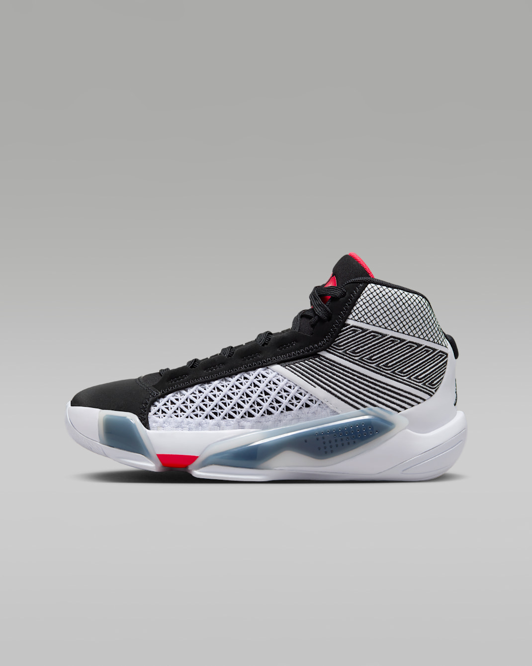 Air Jordan XXXVIII Older Kids' Shoes - White/Black/Siren Red