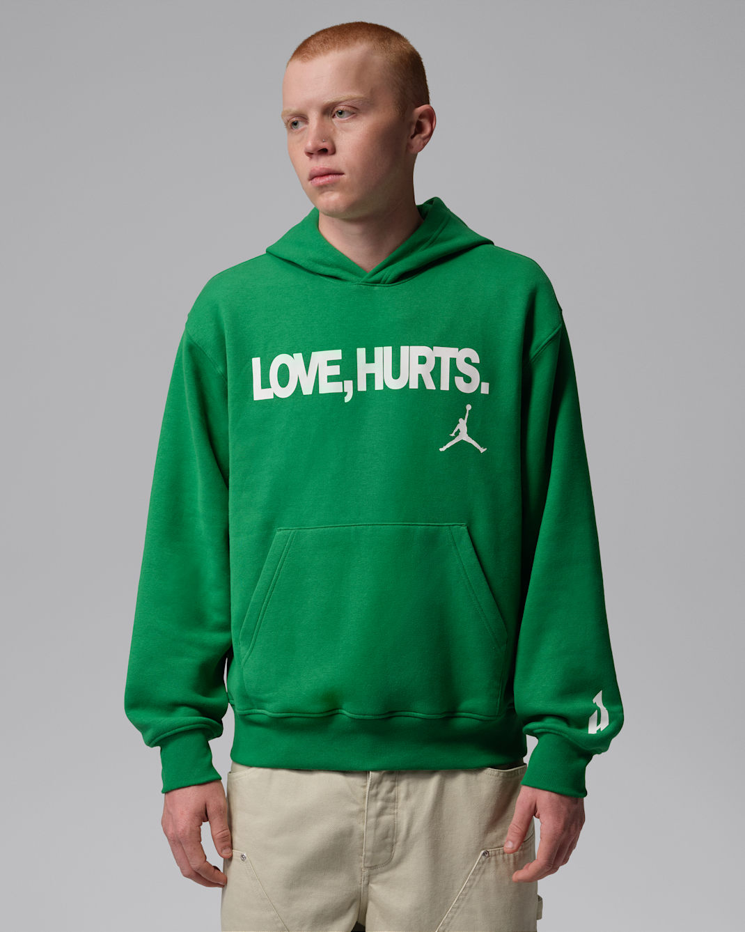 Sudadera con gorro de tejido Fleece para hombre Jalen Hurts - Verde Kelly