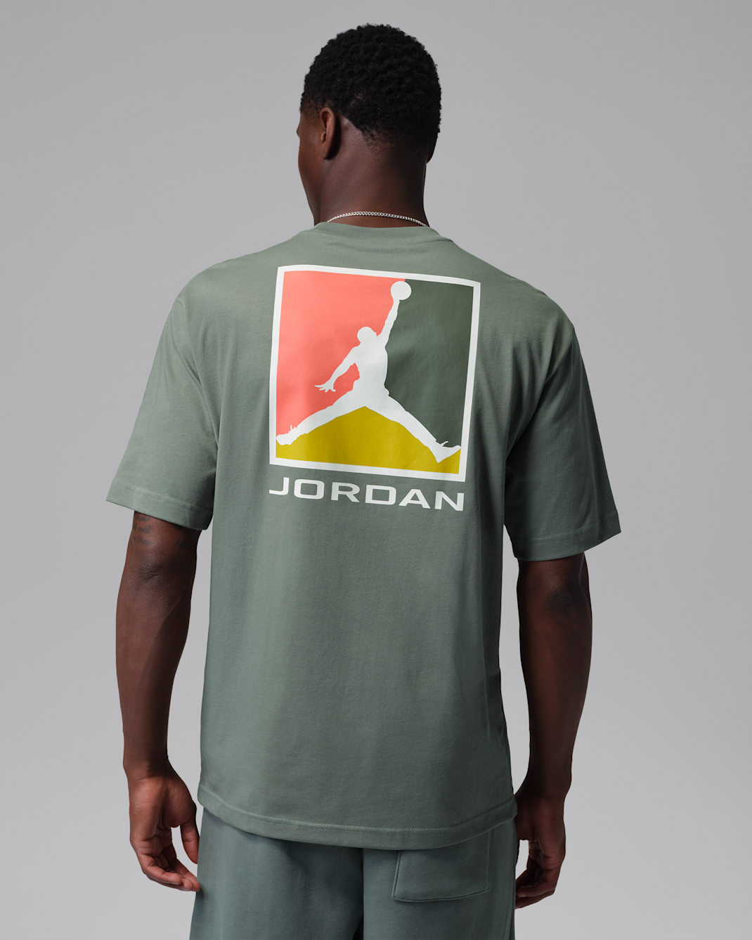 Jordan Brooklyn Men's T-Shirt - Vintage Lichen