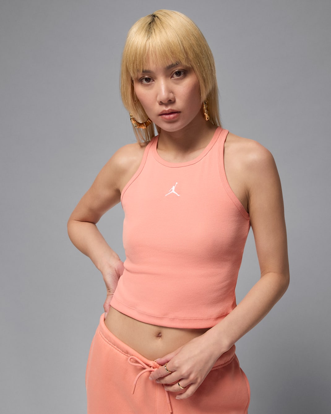 Jordan Essentials Women's Tank Top - Light Madder Root/White