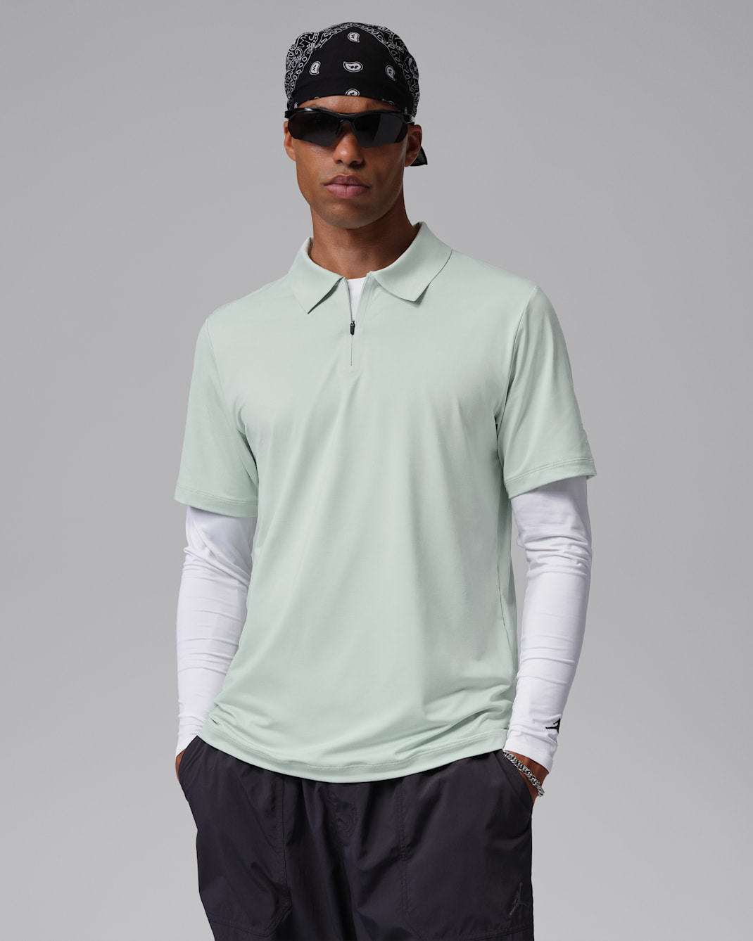 Jordan Sport Men's Dri-FIT Golf Polo - Pistachio Frost/Kinetic Green/Pistachio Frost