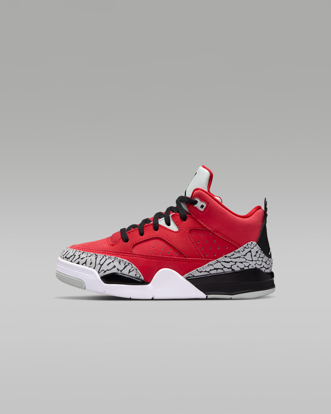 Jordan Son of Mars Low Little Kids' Shoes - Fire Red/Grey Mist/White/Black