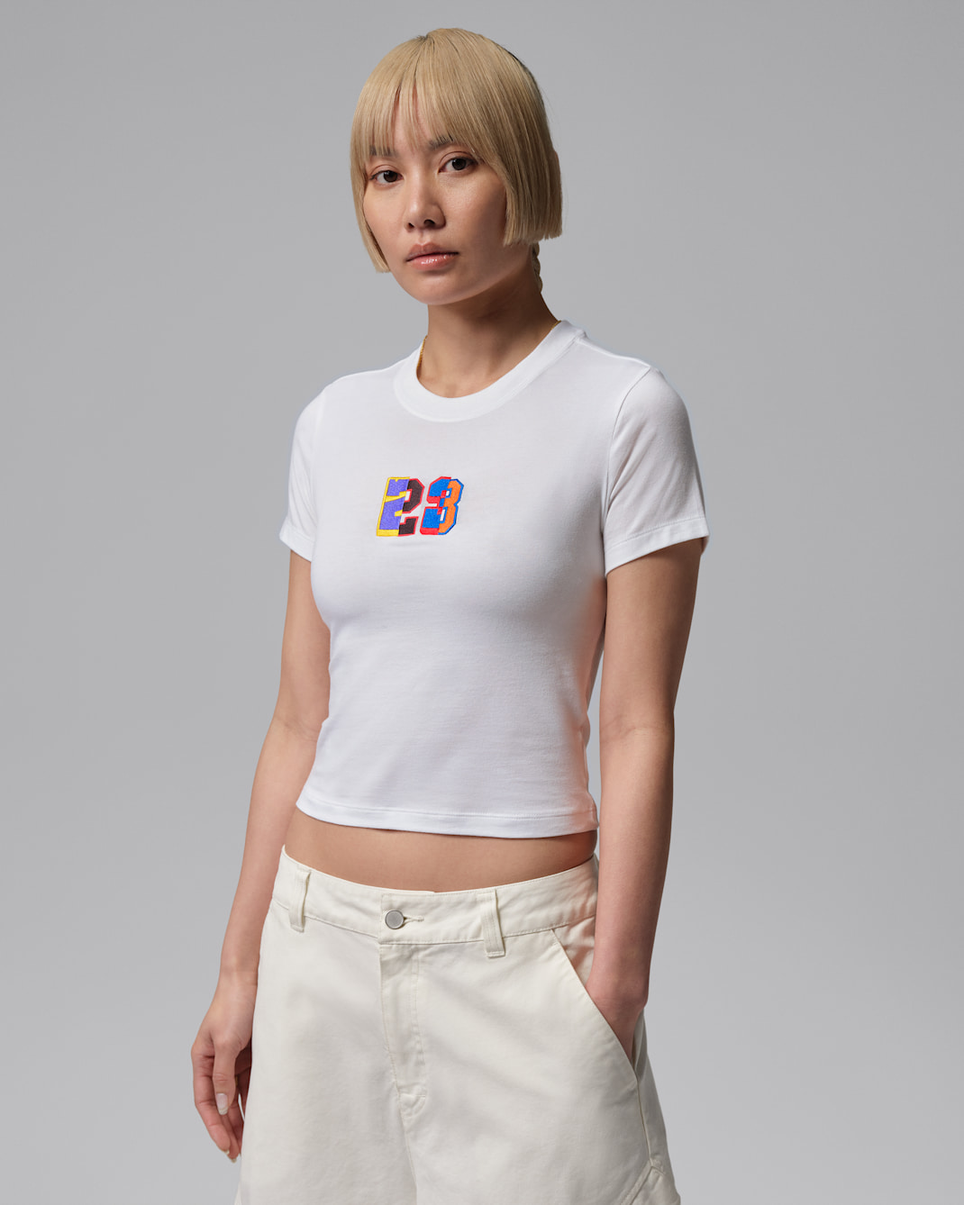Jordan Flight Women's T-Shirt - White/Black