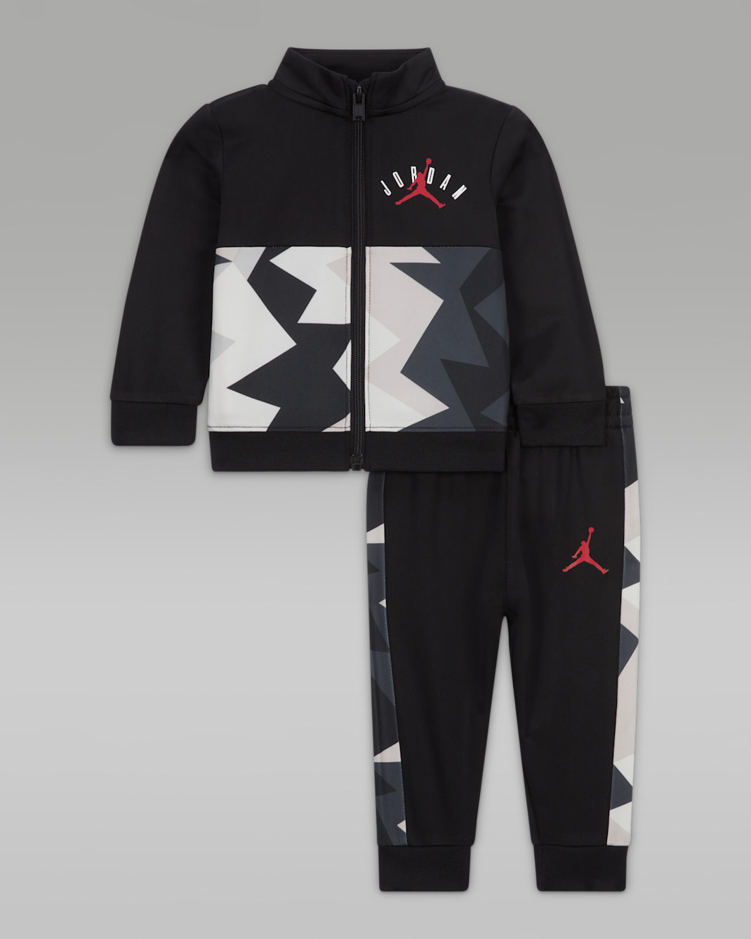 Jordan MVP Printed Tricot Set Baby Tracksuit - Black