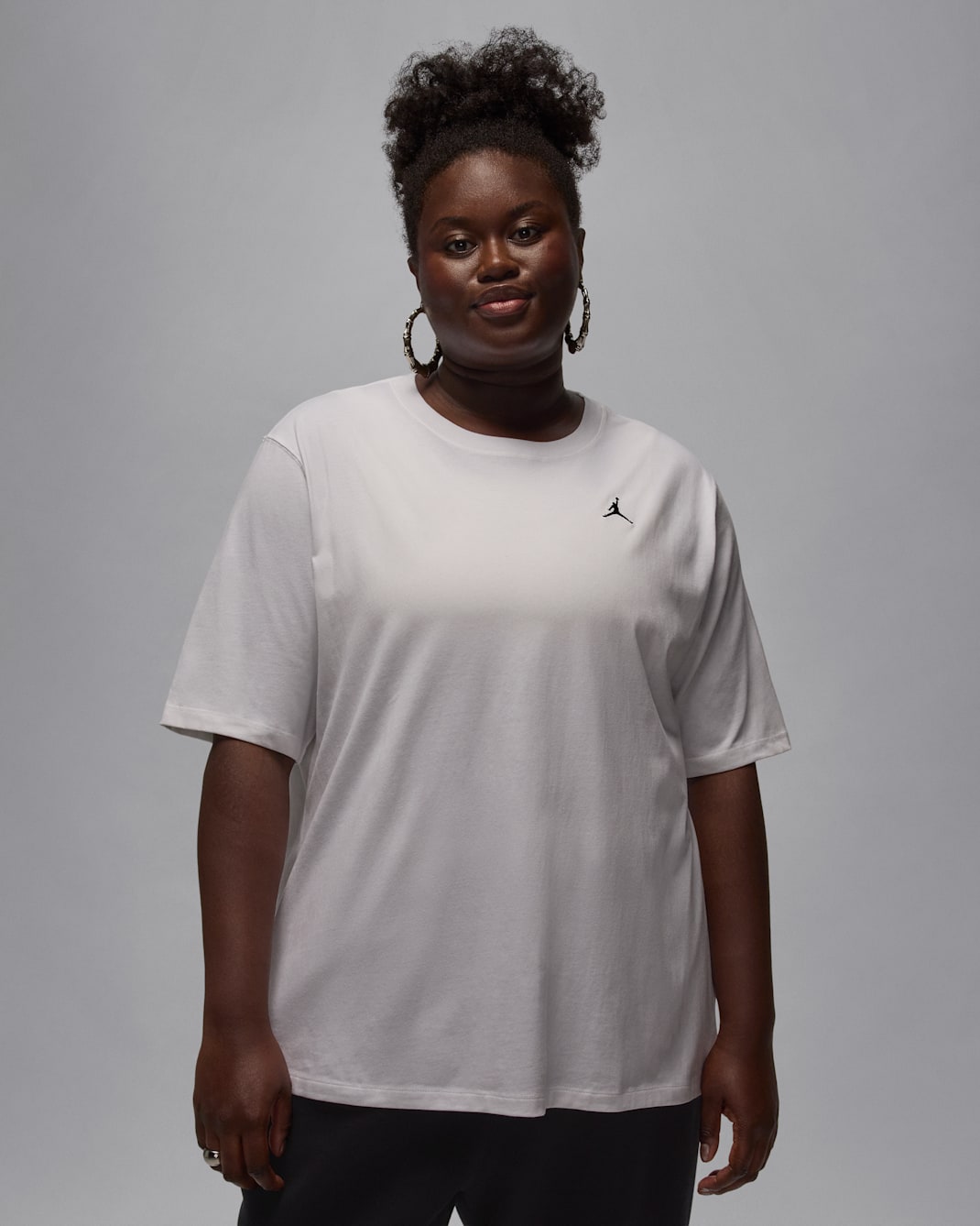 Jordan Essentials Women's Girlfriend T-Shirt (Plus Size) - White/Black