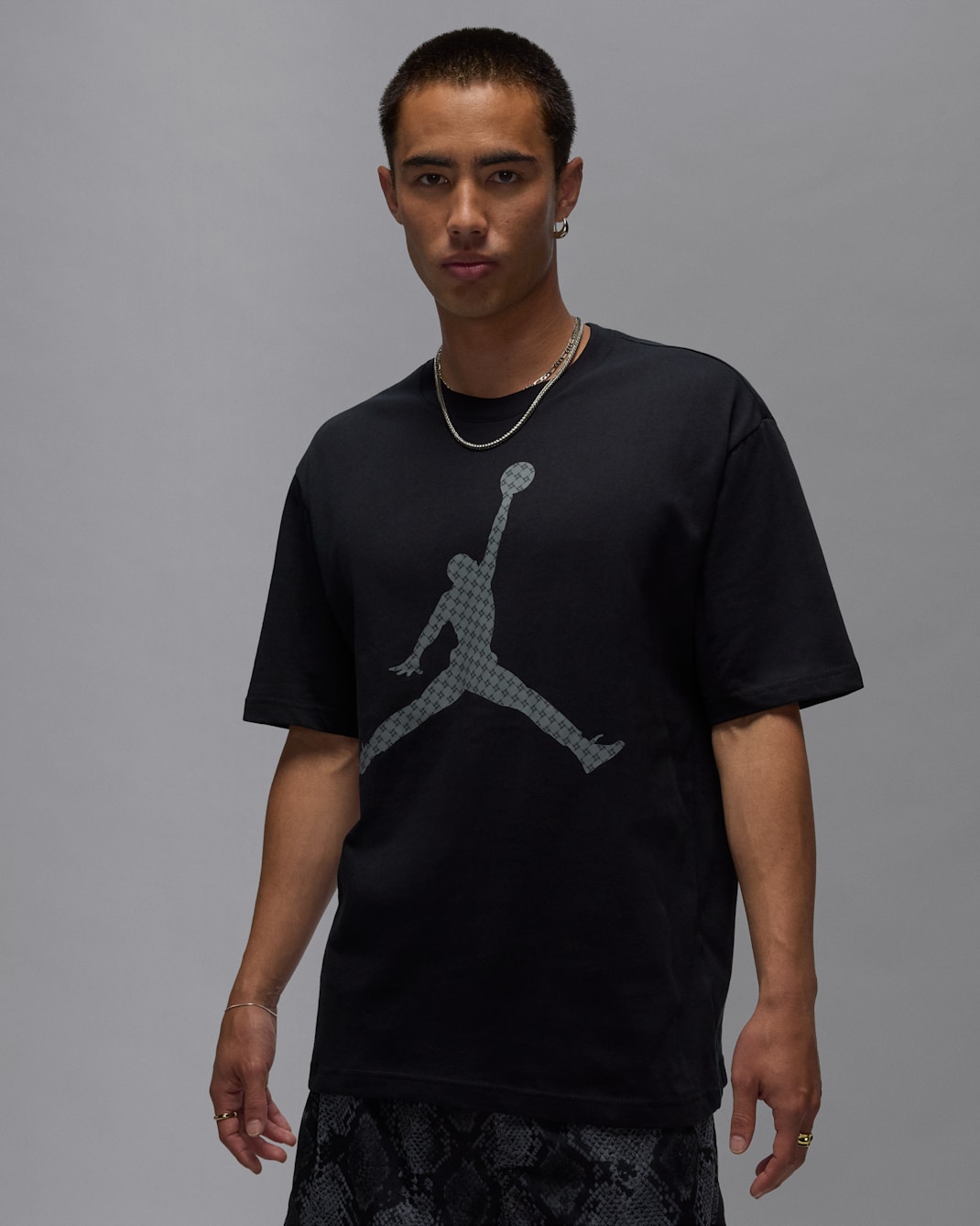 Jordan Brooklyn T-Shirt (Herren) - Schwarz/Iron Grey