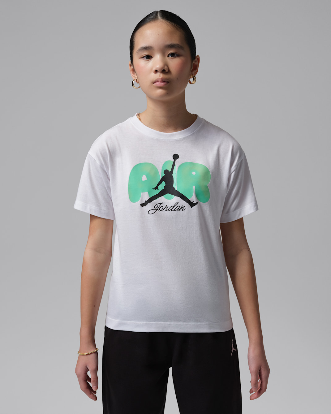 T-Shirt Air Bubble Jordan για μεγάλα παιδιά - Λευκό