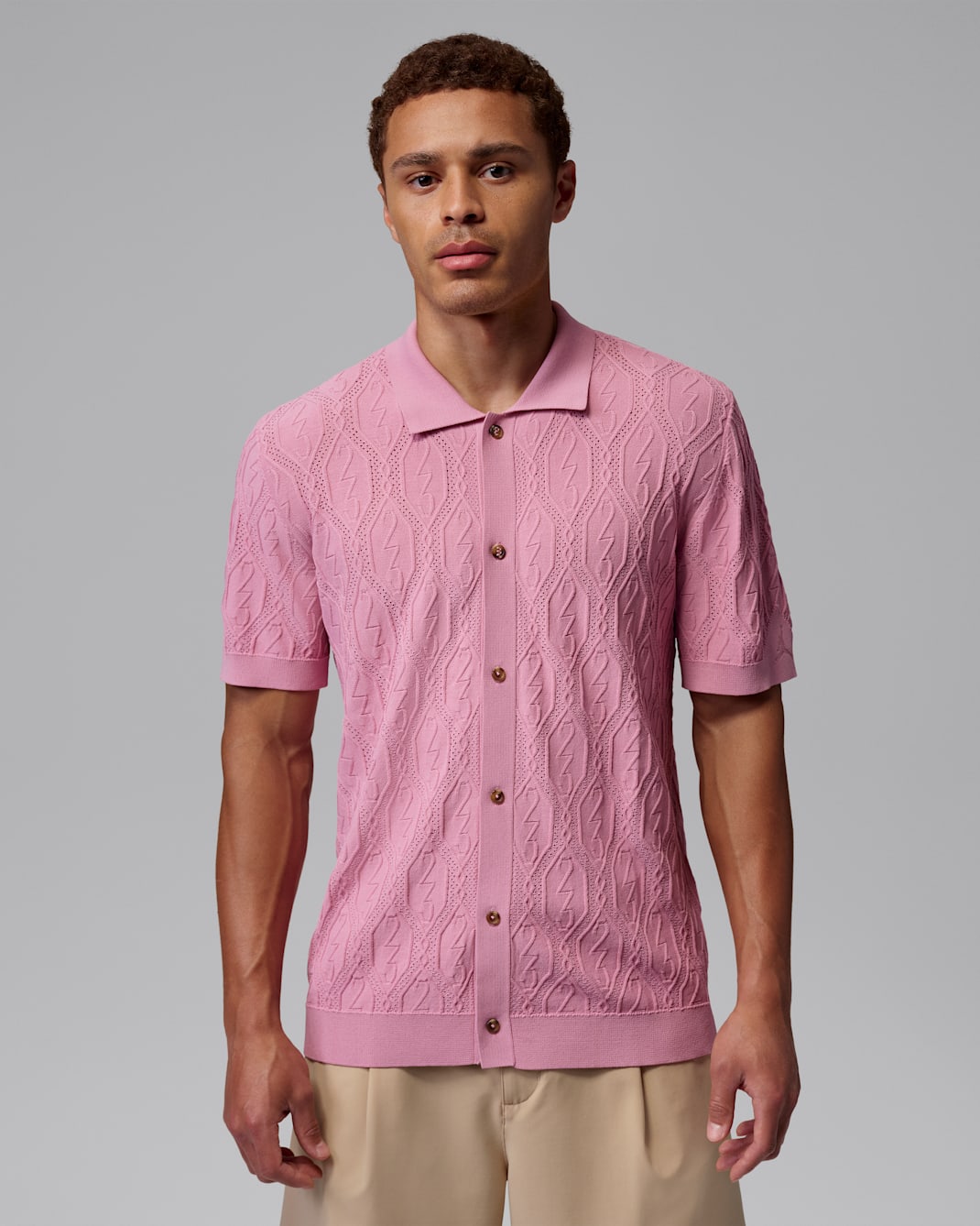 Jordan Sport Men's Golf Button-Down - Elemental Pink