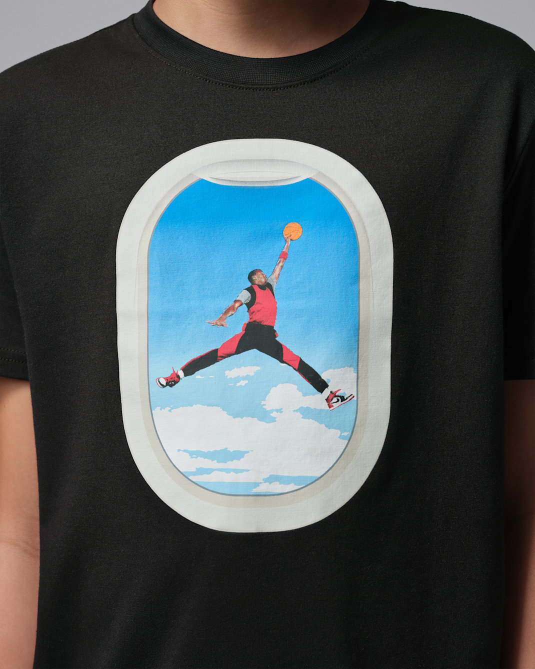Air Jordan Big Kids' Plane Window T-Shirt