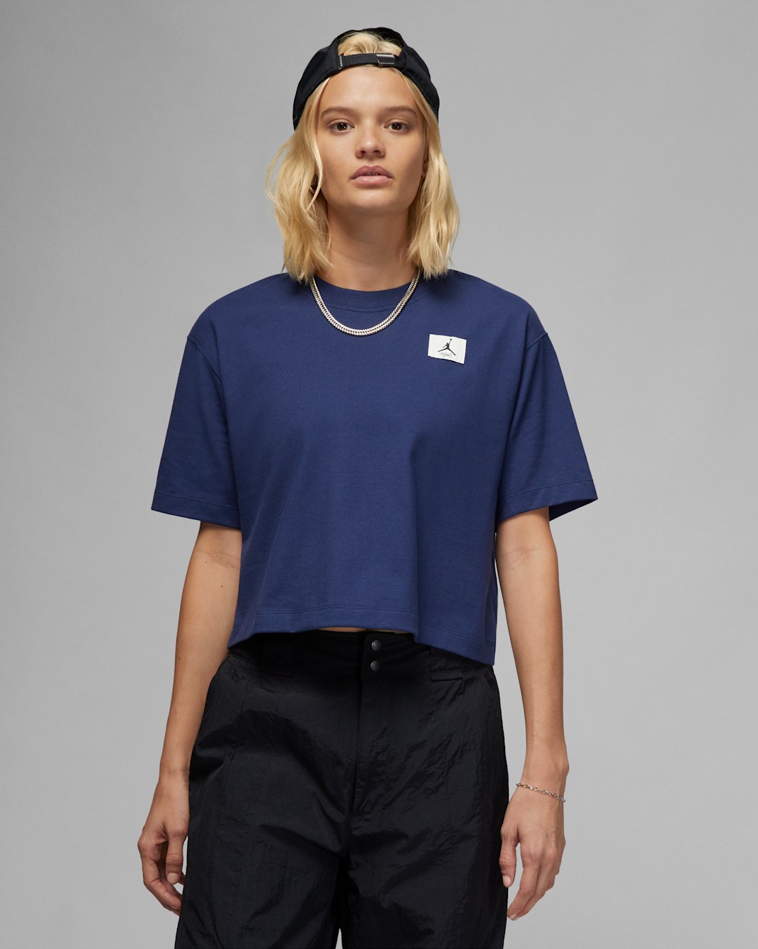 Jordan Essentials Women's Boxy T-Shirt - Midnight Navy