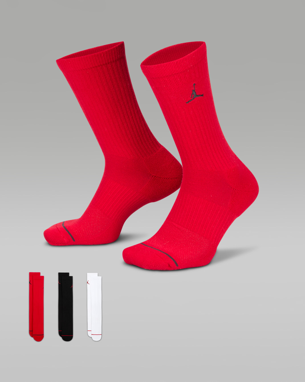 Středně vysoké ponožky Jordan Everyday (3 páry) - Vícebarevná