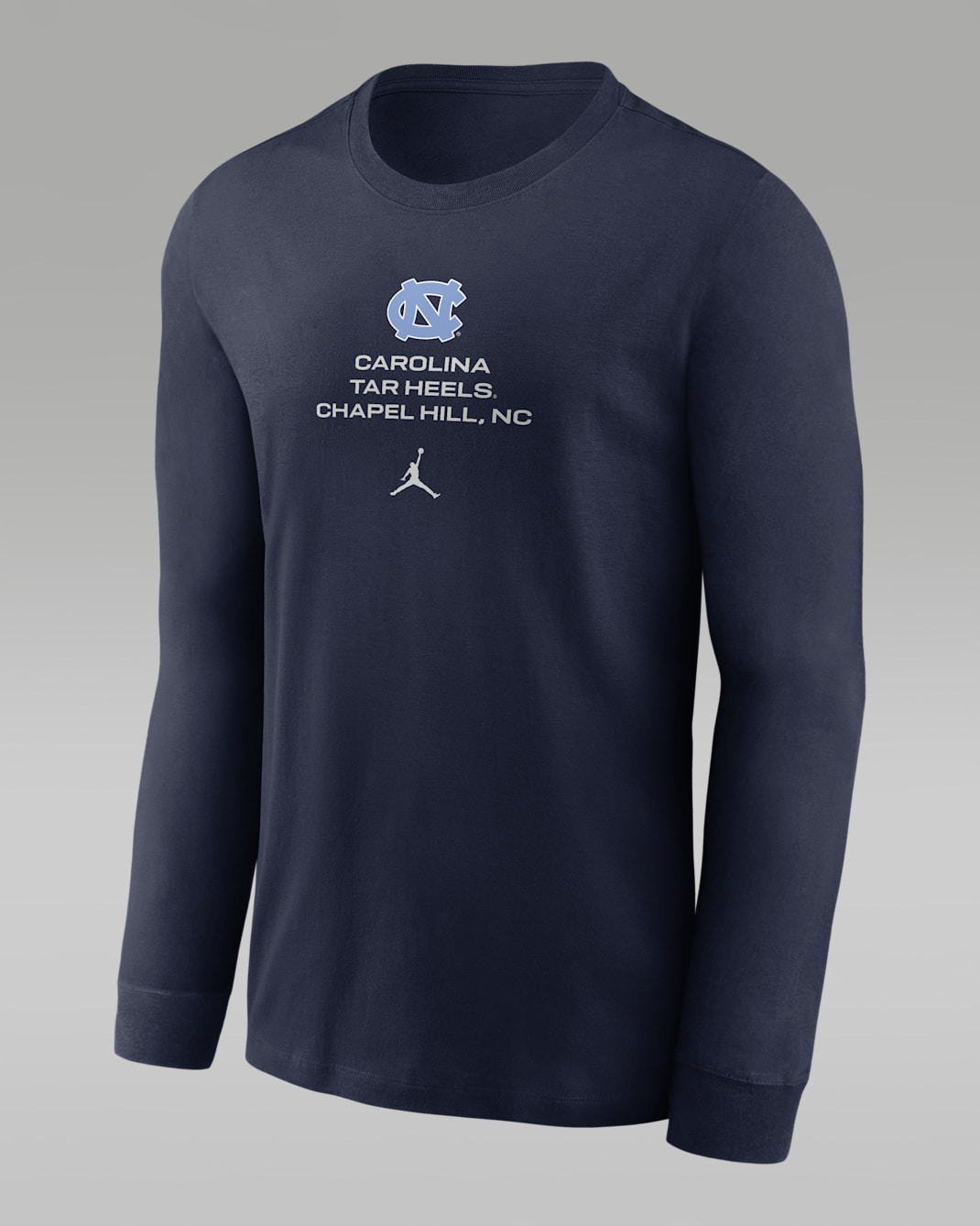 North Carolina Sideline Men's Jordan Brand Dri-FIT College Long-Sleeve T-Shirt - College Navy
