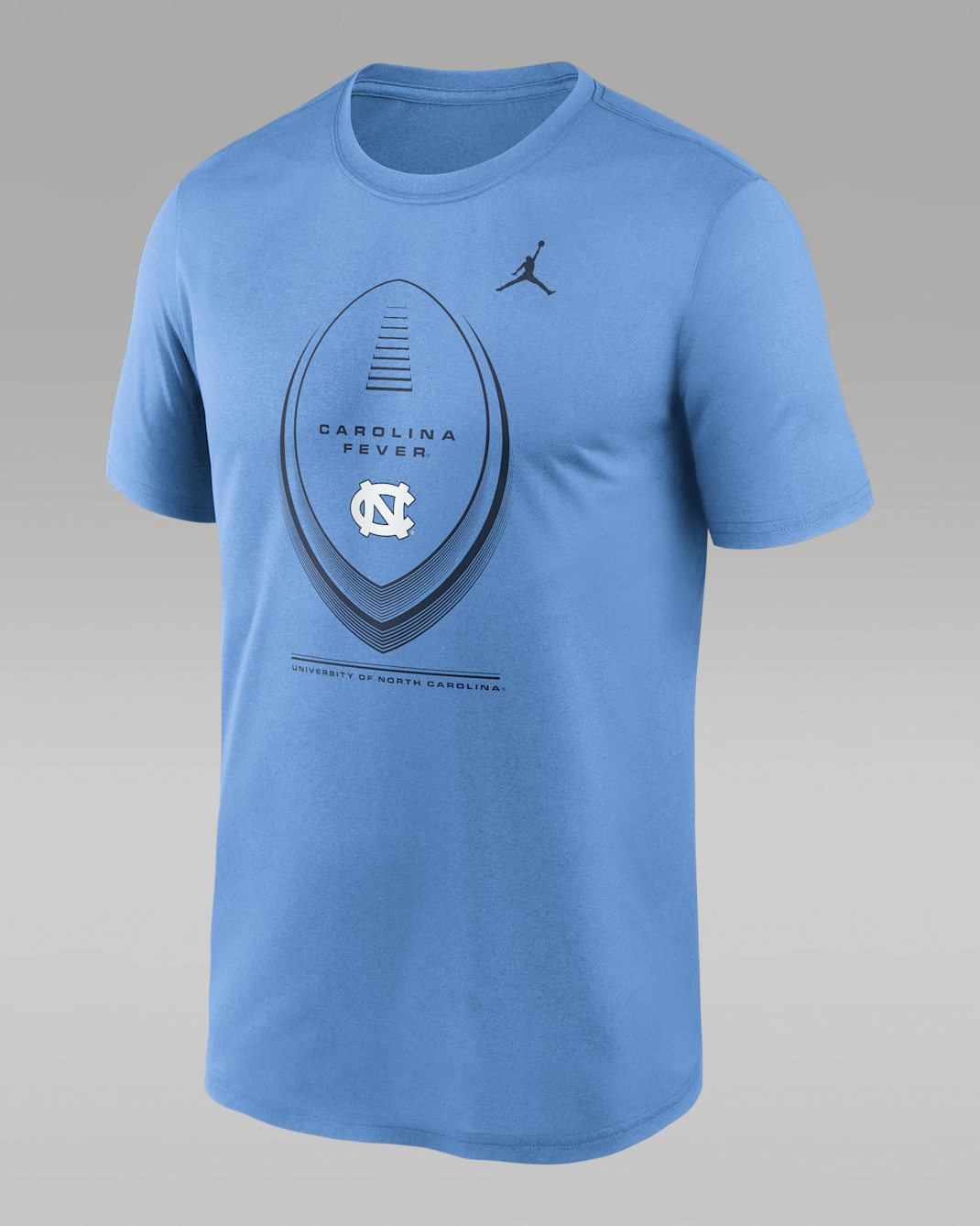 North Carolina Primetime Football Icon Legend Men's Jordan Brand Dri-FIT College T-Shirt - Light Blue