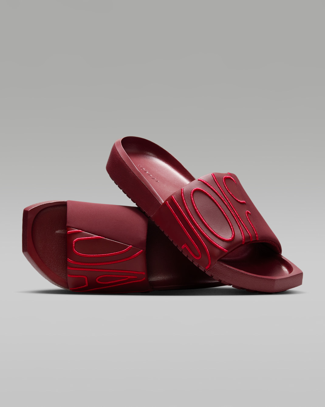 Jordan NOLA Women's Slide - Dark Team Red/Mystic Hibiscus