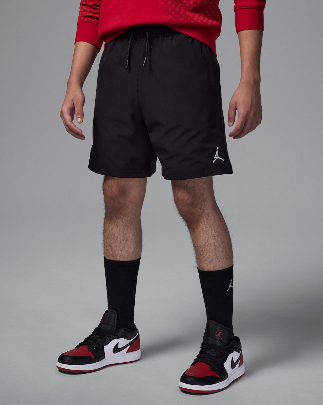 Shorts para jugar Jumpman de tejido Woven para niños talla grande Jordan - Negro