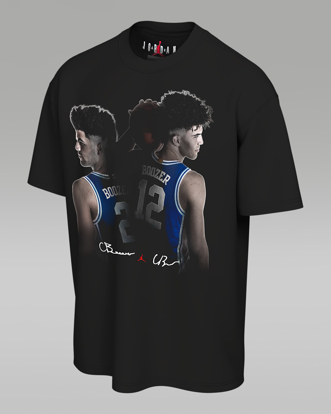 Cayden Boozer and Cameron Boozer Jordan T-Shirt - Black