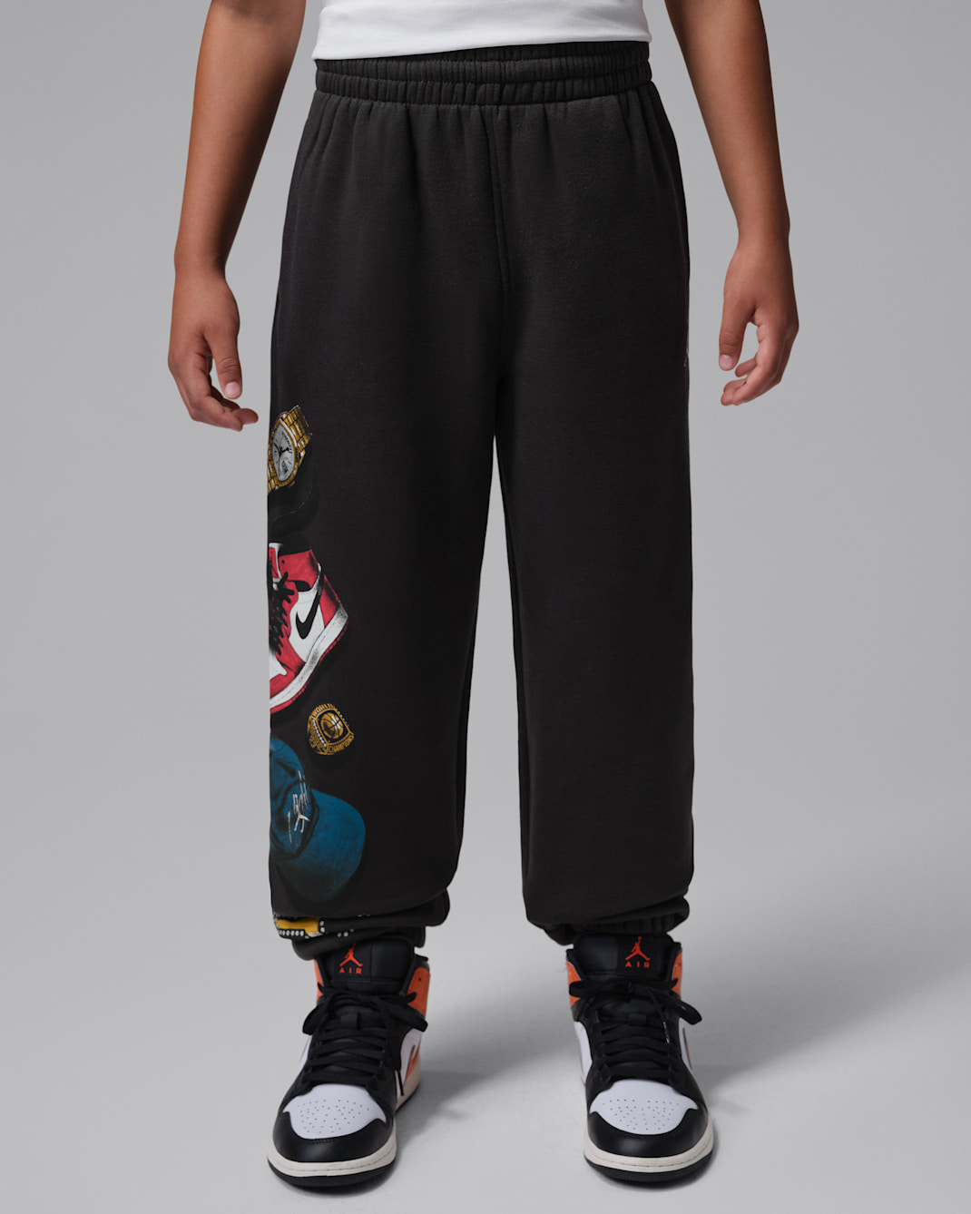 Jordan Big Kids' Mike's Flight Kit Pants - Off Noir
