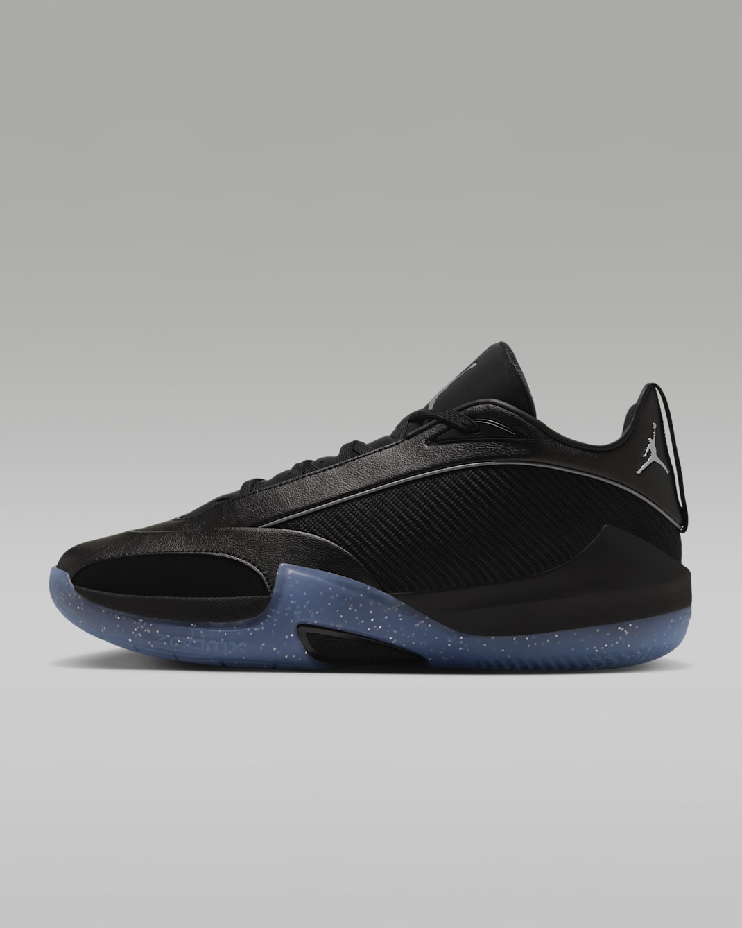 Jordan Triangle Basketball Shoes - Black/Metallic Silver