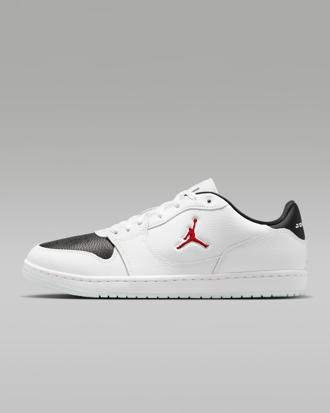 Chaussure Jordan Court Connect Low pour homme - Blanc/Noir/Gym Red