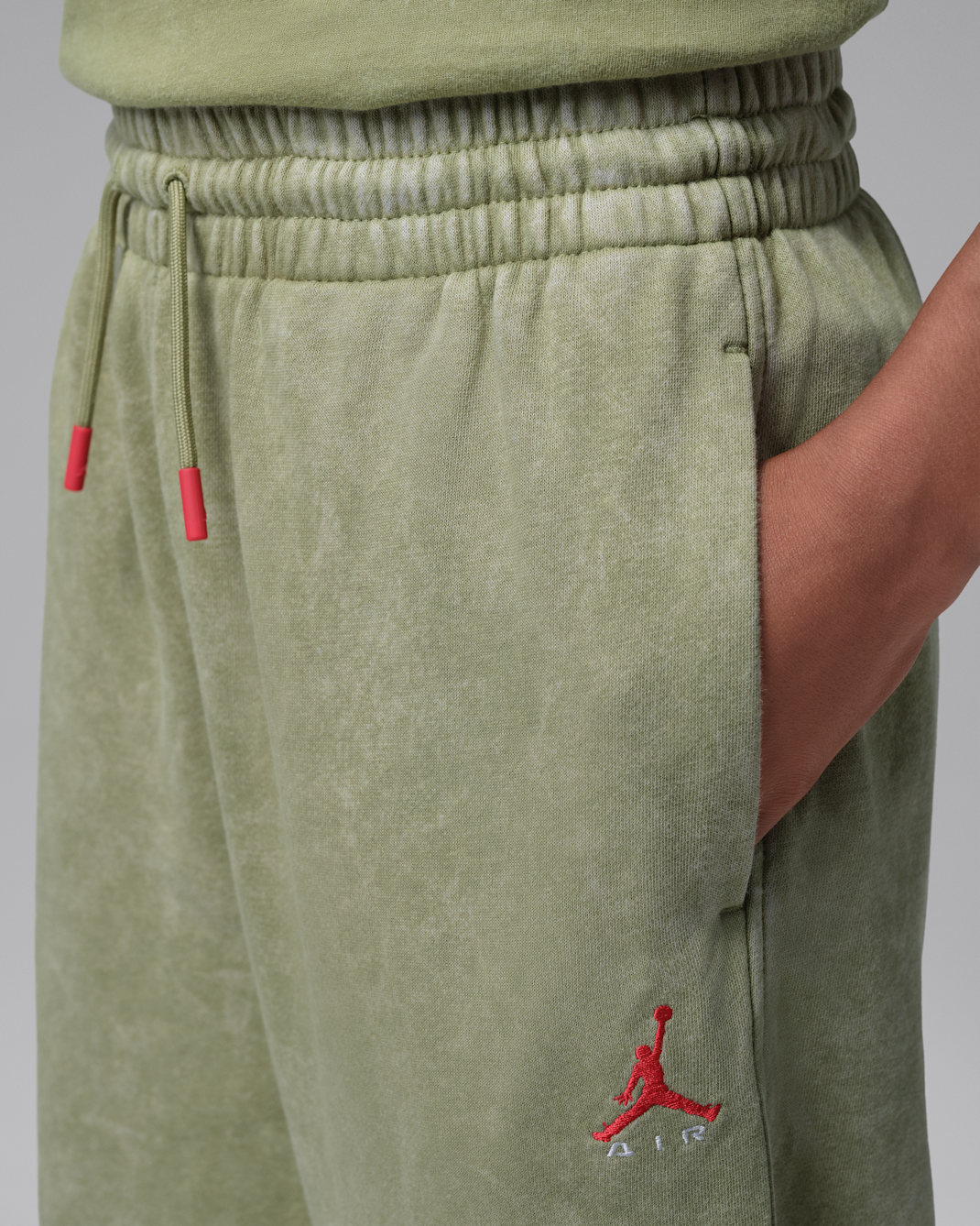 Jordan Big Kids' Acid Wash French Terry Pants