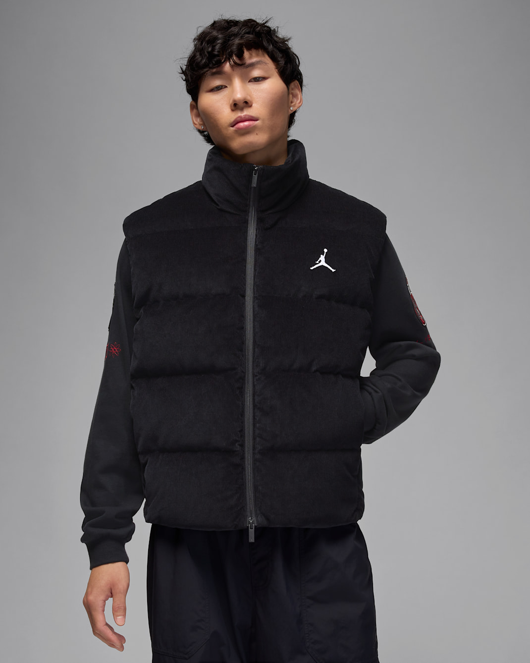 Jordan Flight Men's Down Gilet - Black/White
