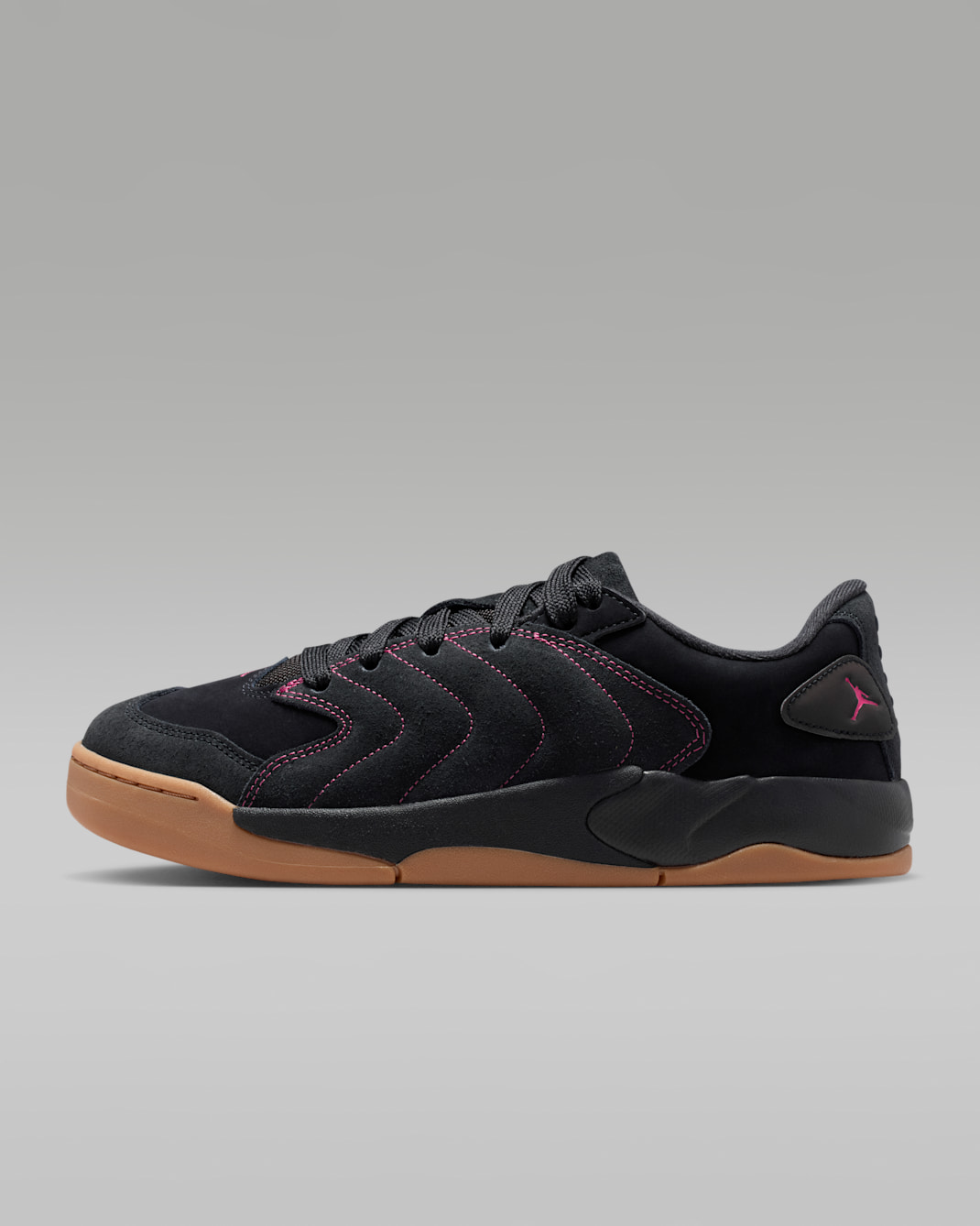 Tenis para hombre Jordan Session - Negro/Rosa paleta/Marrón medio goma/Remolacha dulce
