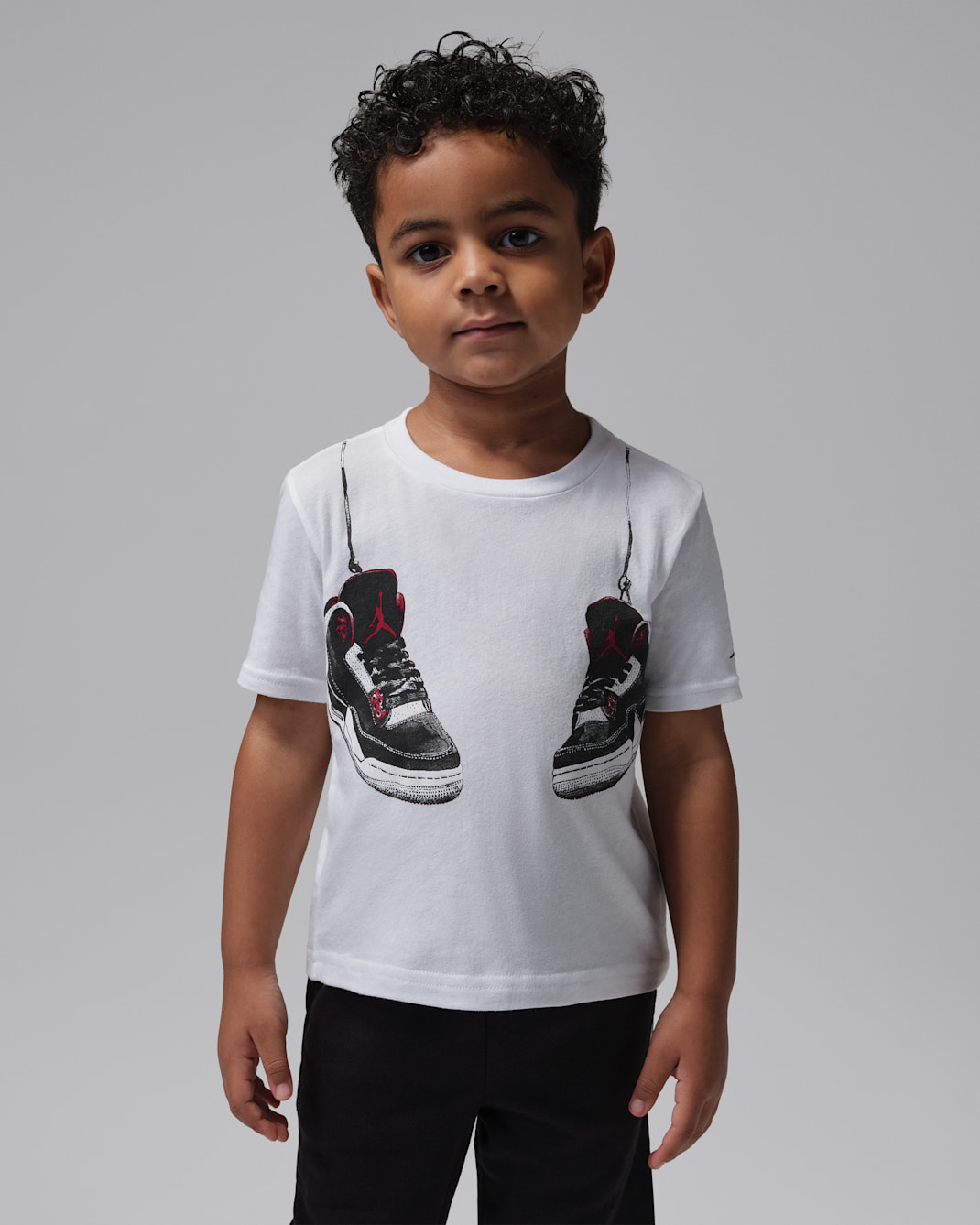 Playera AJ3 Hanging infantil Jordan - Blanco