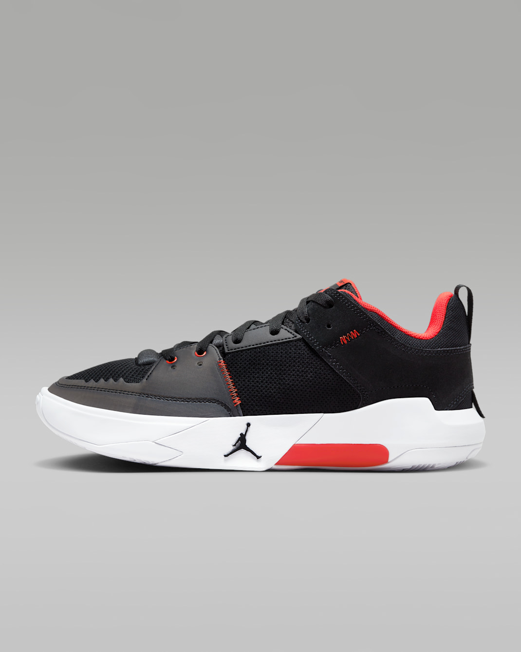 Jordan One Take 5 PF Men's Shoes - Black/White/Anthracite/Habanero Red