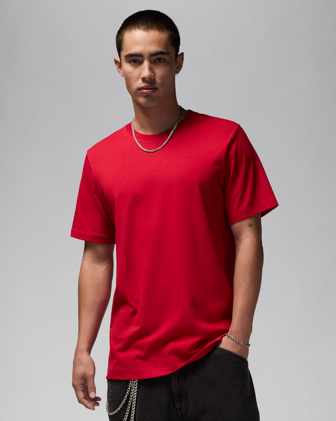 Playera de manga corta para hombre Jordan - Rojo gimnasio