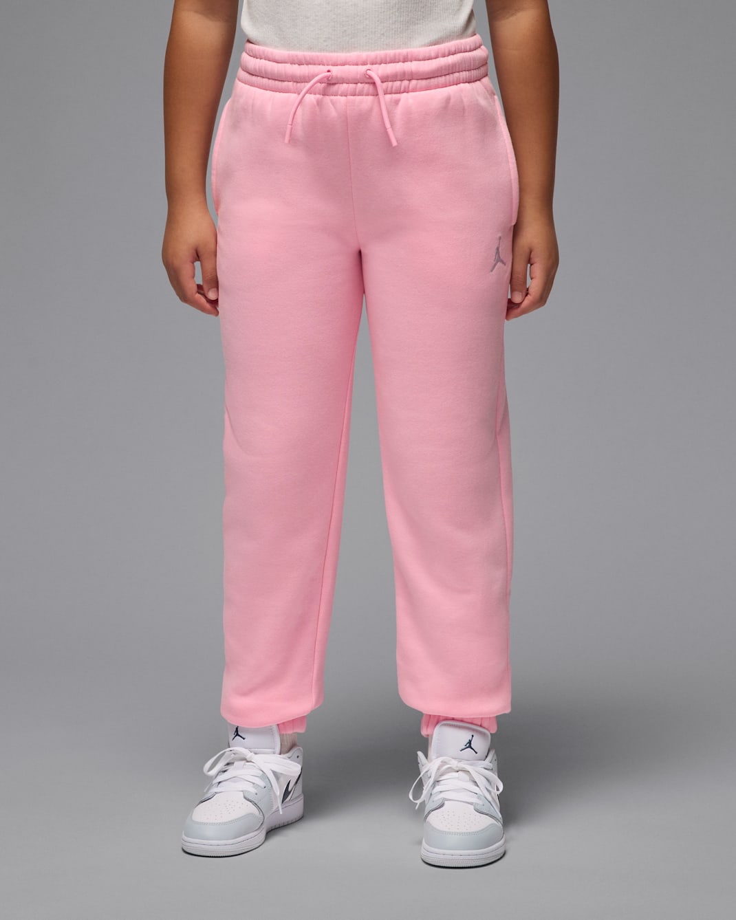 Jordan Brooklyn Fleece Older Kids' Trousers - Medium Soft Pink
