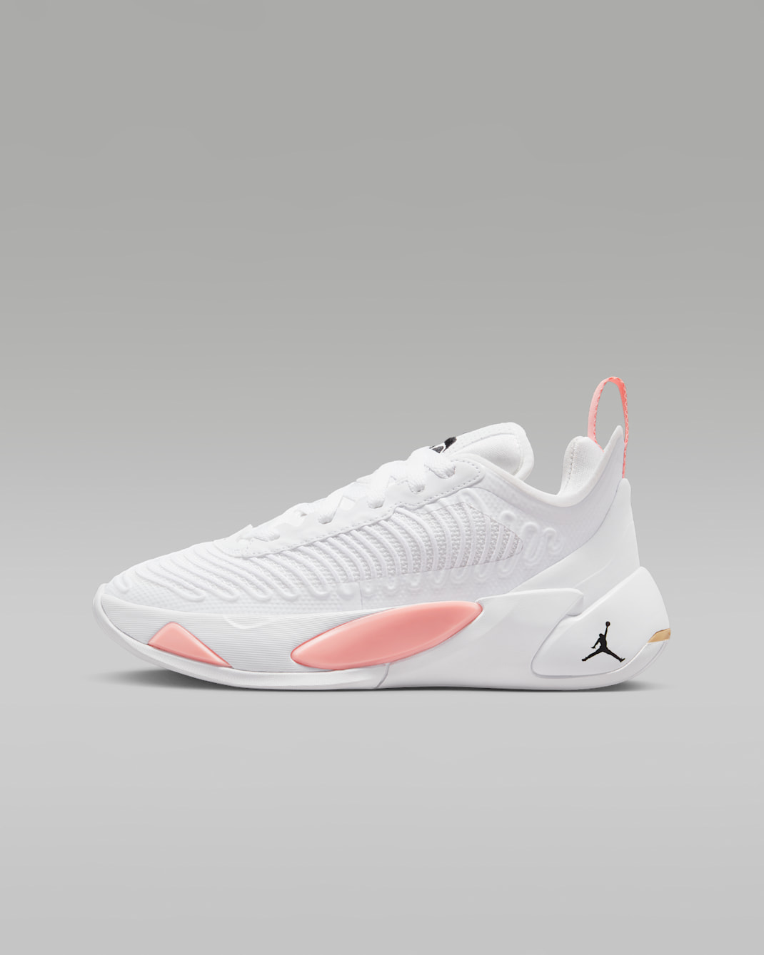 Luka 1 大童籃球鞋 - 白色/Bleached Coral/Sesame/黑色