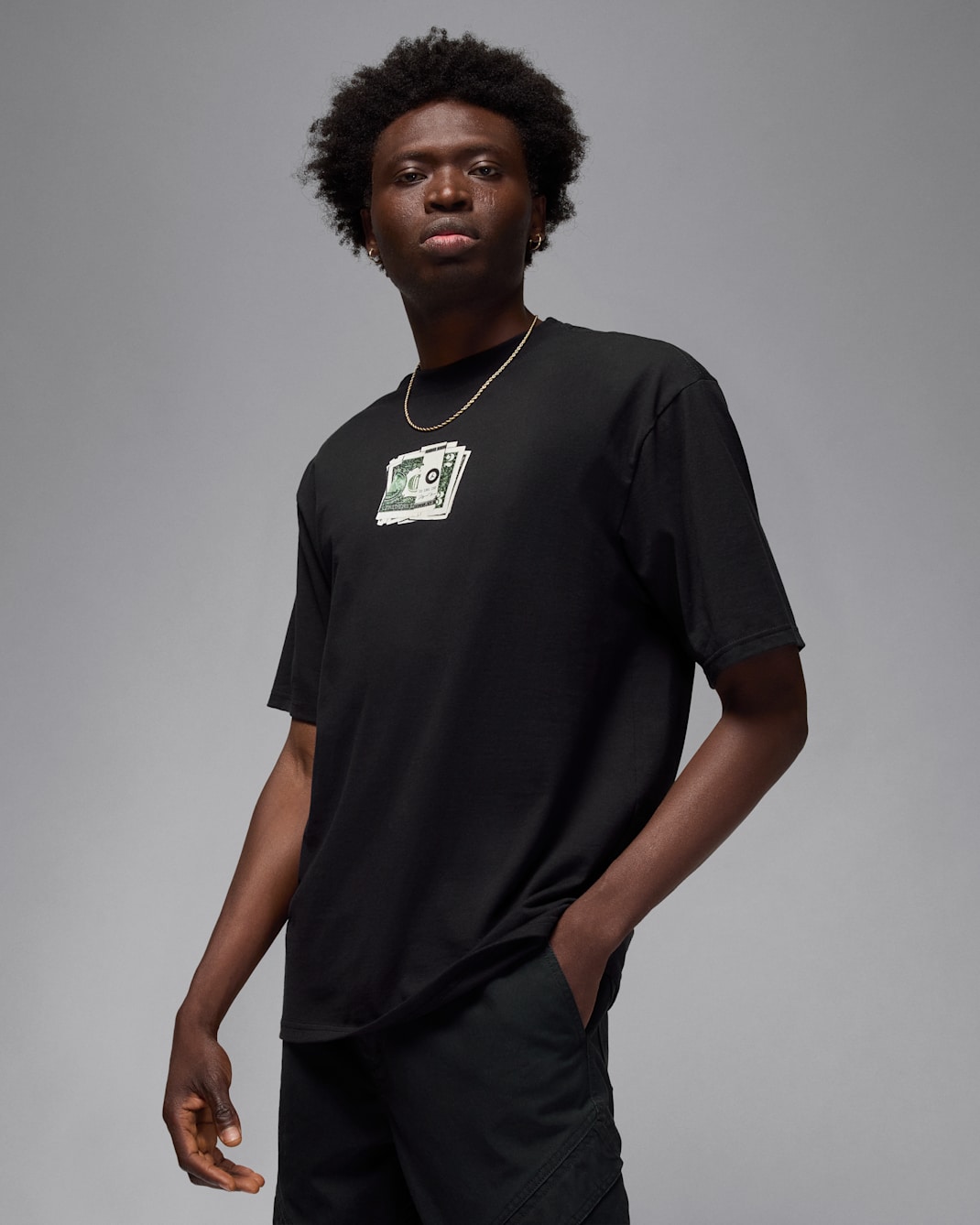 Playera para hombre Jordan AJ3 - Negro