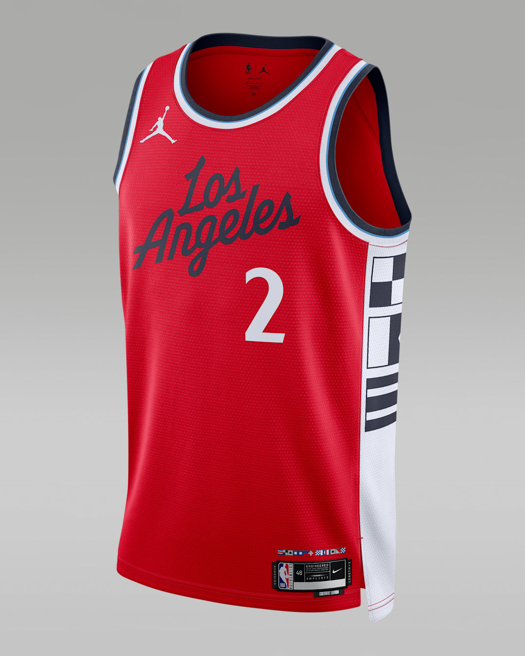 Kawhi Leonard LA Clippers 2024/25 Statement Edition Men's Jordan Dri-FIT NBA Swingman Jersey - University Red