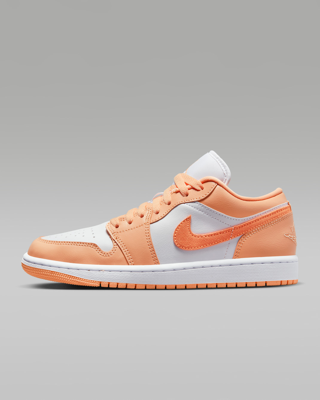 Air Jordan 1 Low Women's Shoes - Sunset Haze/White/Bright Citrus