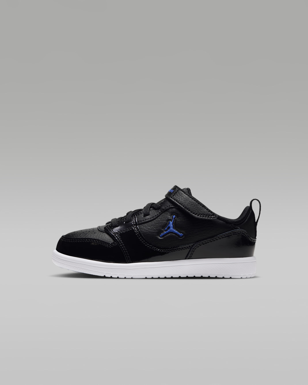 Tenis para niños de preescolar Jordan Court Connect Low "Space Jam" - Negro/Blanco/Royal universitario