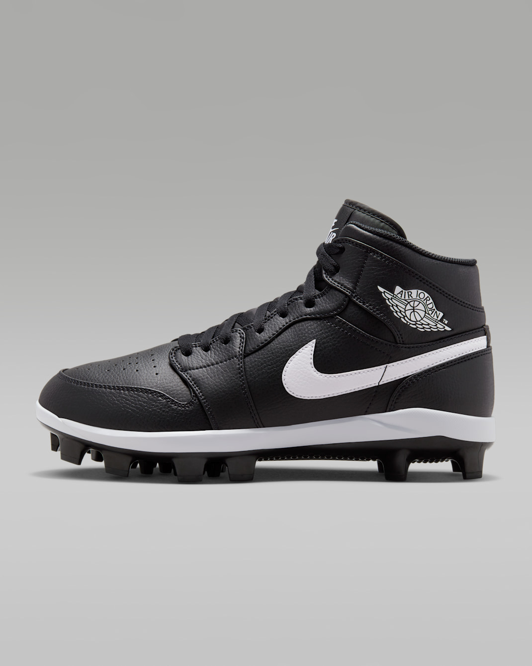 Jordan 1 Retro MCS Men's Baseball Cleats - Black/White