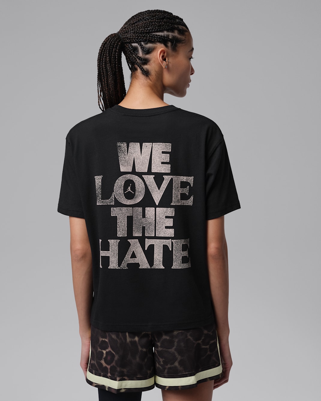 Playera con gráfico Dri-FIT para mujer Jordan Sport - Negro/Verde luminoso