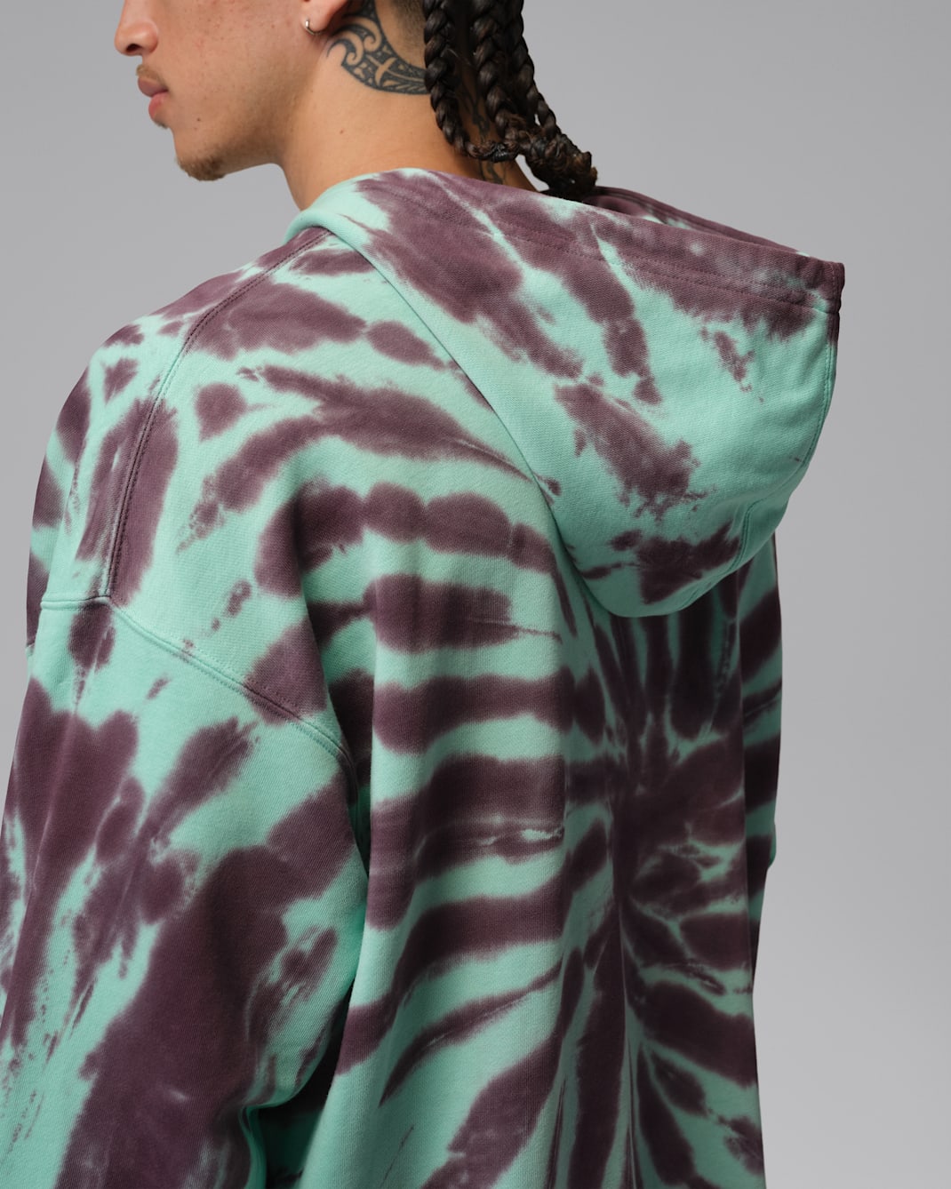 Jordan Brooklyn Fleece Men's Tie-Dye Pullover Festival Hoodie