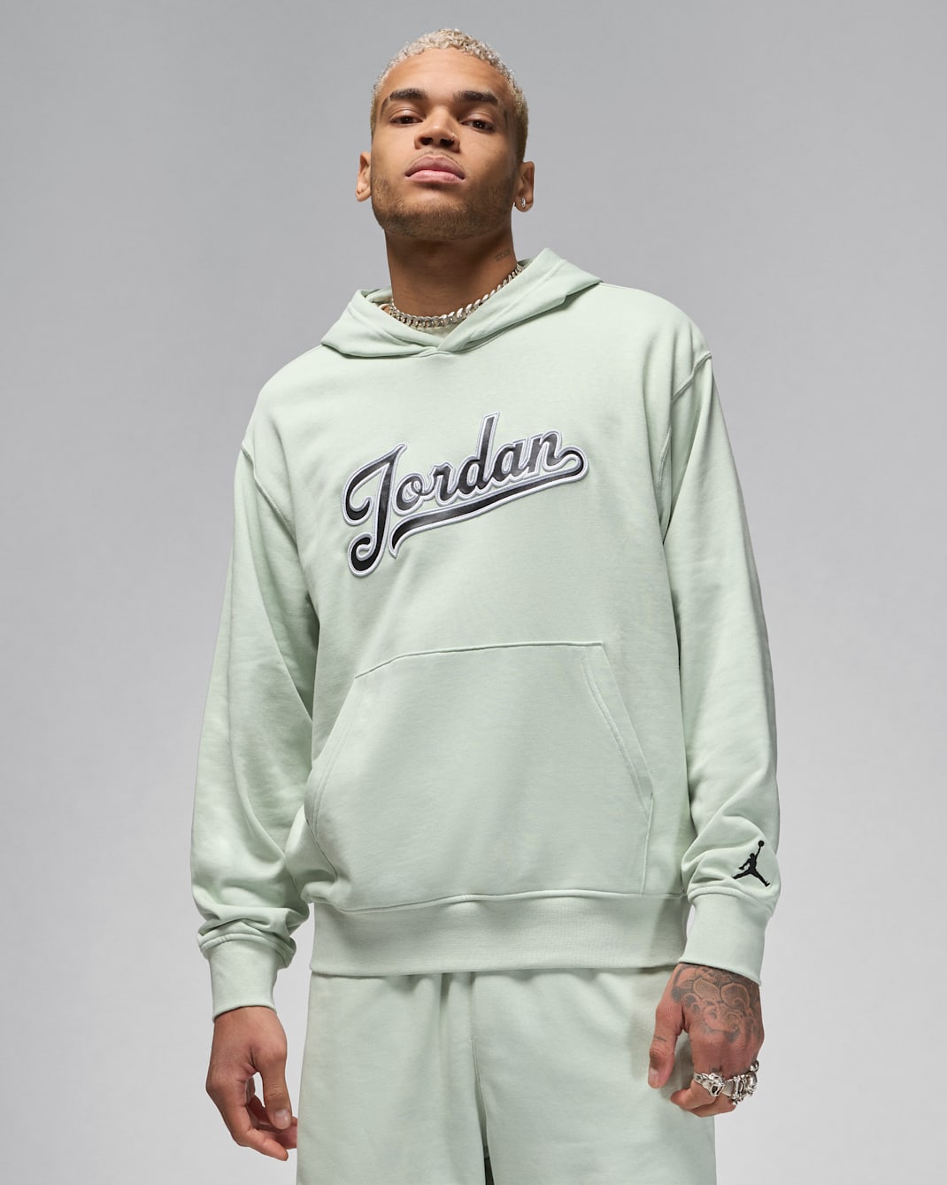 ジョーダン フライト MVP メンズ フリース プルオーバー パーカー - シーフォーム