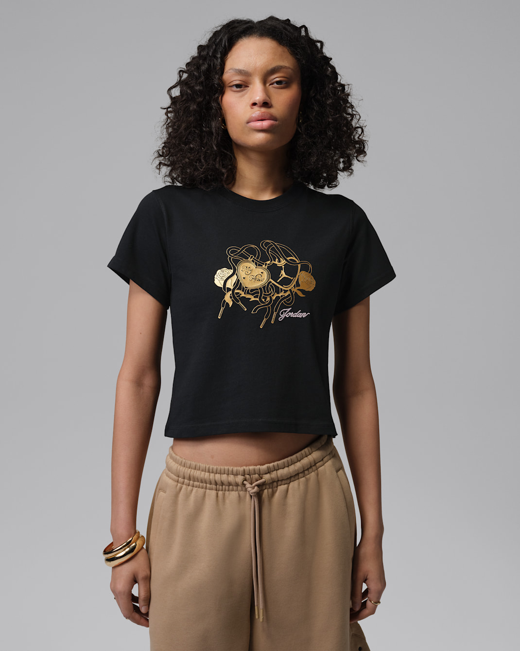 Jordan Brooklyn Women's Graphic T-Shirt - Black