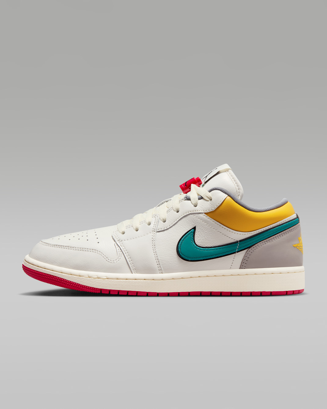 エア ジョーダン 1 LOW プレミアム メンズシューズ - セイル/カシミア/カレッジグレー/ブレイブブルー