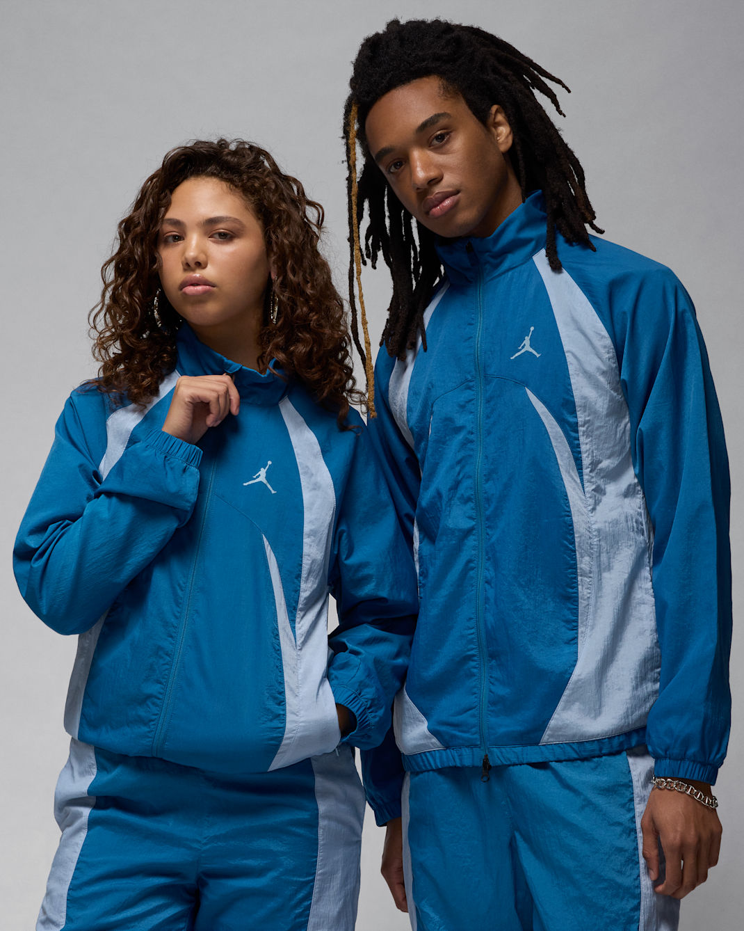 Jordan Sport Jam Men's Warm-Up Jacket - Industrial Blue/Blue Grey/Blue Grey