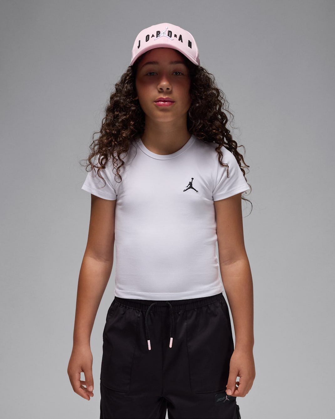 Jordan Brooklyn Essentials Big Kids' T-Shirt - White