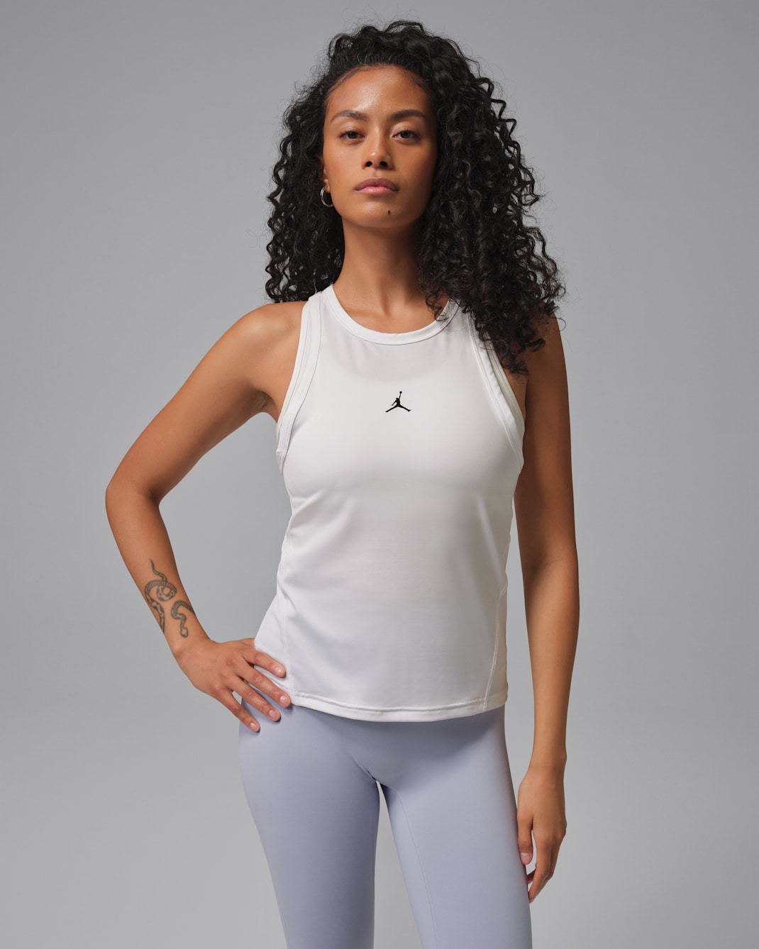 Jordan Sport Essentials Women's Dri-FIT Sleeveless Top - White/Black