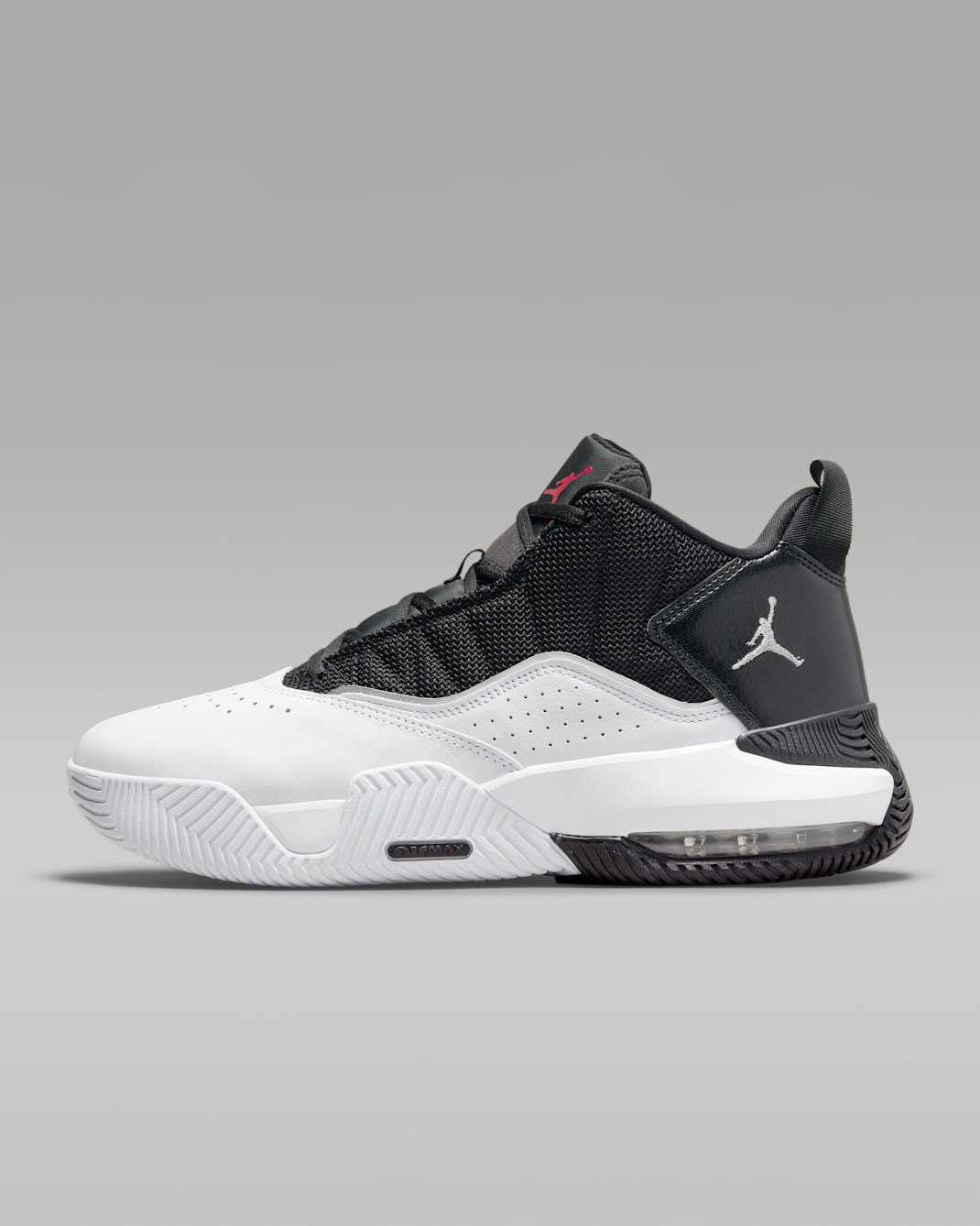 ジョーダン ステイ ロイヤル シューズ - ブラック/ホワイト/メタリックシルバー/ユニバーシティレッド