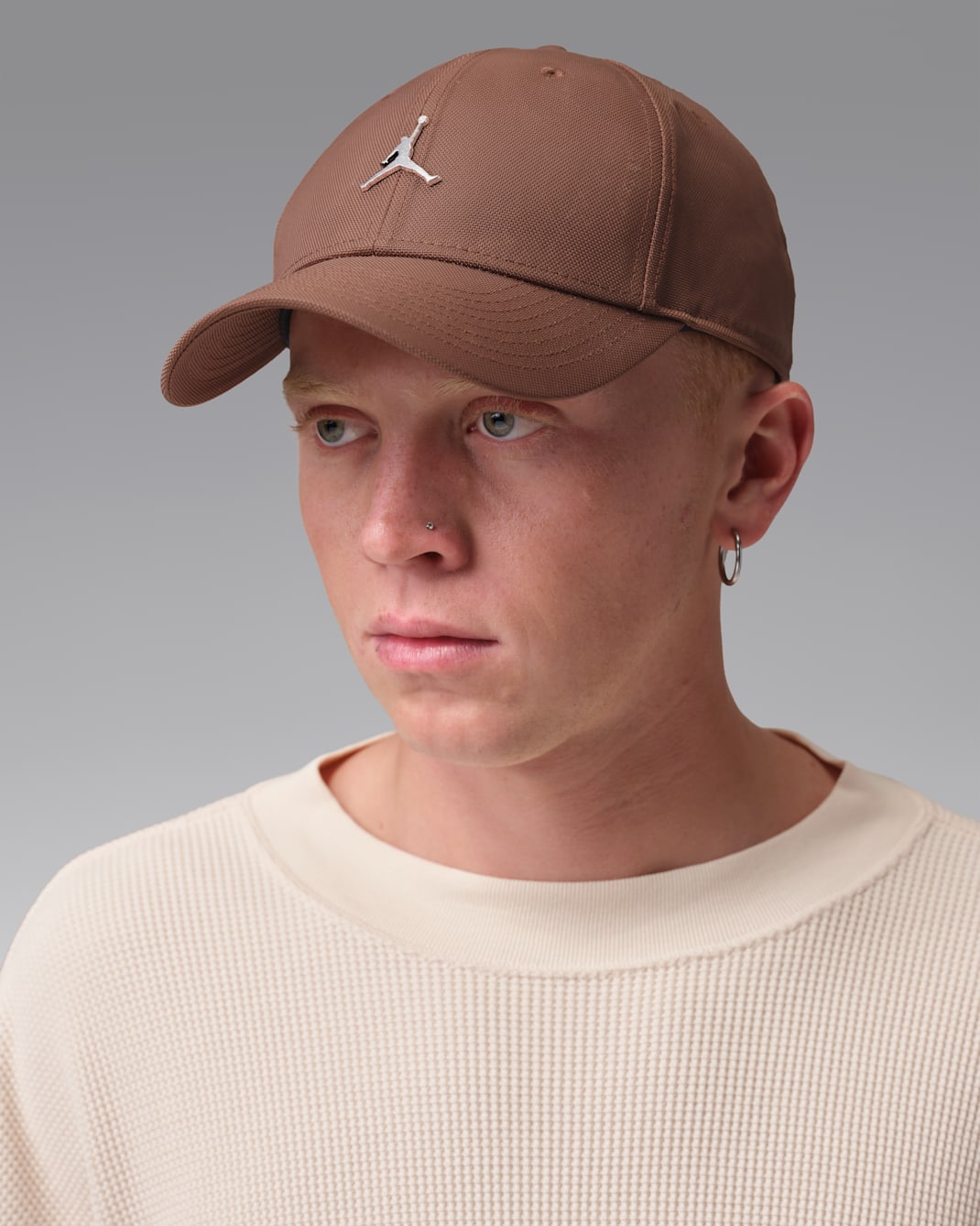 Jordan Rise Structured Metal Jumpman Hat - Fauna Brown
